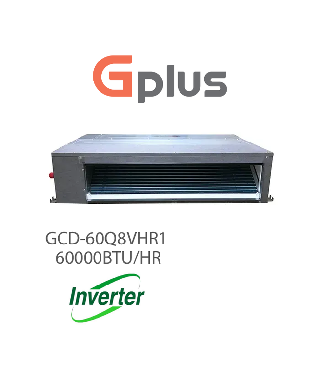 یونیت داخلی داکت اسپلیت 60 هزار اینورتر جی پلاس
