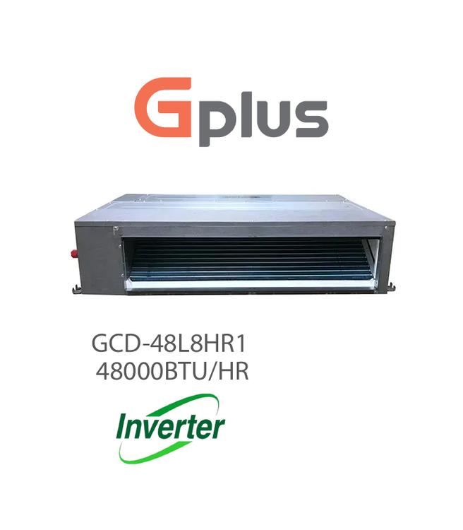 یونیت داخلی داکت اسپلیت 48 هزار تکفاز اینورتر جی پلاس