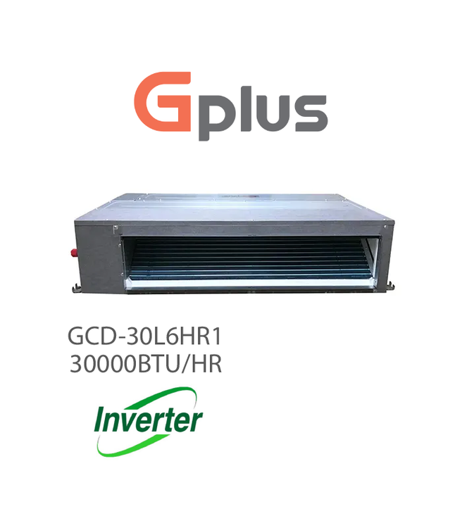 یونیت داخلی داکت اسپلیت 30000 اینورتر جی پلاس