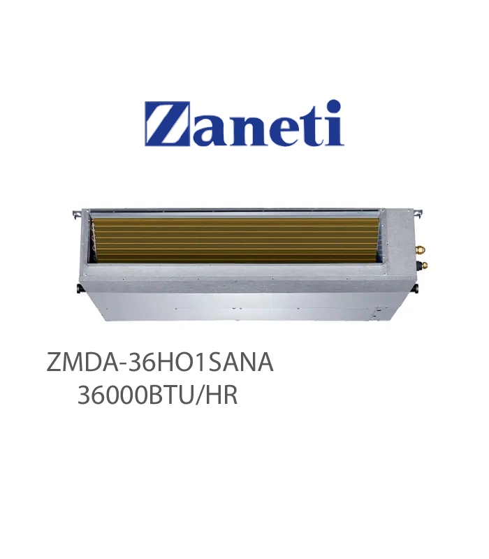 یونیت داخلی داکت اسپلیت 36000 دور ثابت زانتی مدل ZMDA-36HO1SANA