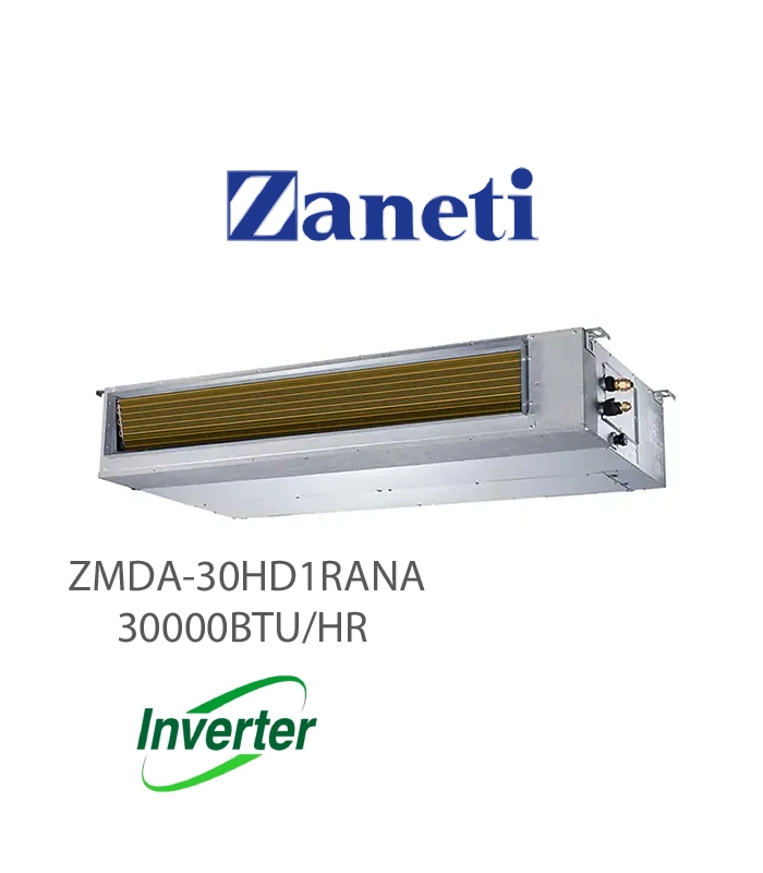 یونیت داخلی داکت اسپلیت 30000 اینورتر زانتی مدل ZMDA-30HD1RANA