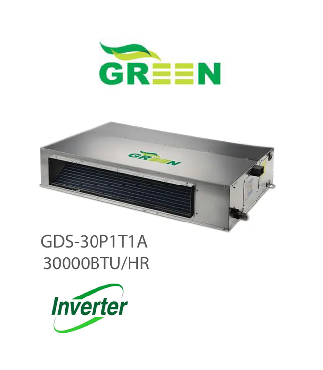 یونیت داخلی داکت اسپلیت 30000 اینورتر گرین مدل GDS-30P1T1A