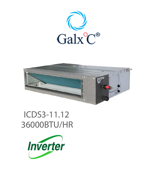 یونیت داخلی داکت اسپلیت 36000 اینورتر گلکسی مدل ICDS3-11.12